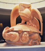 Canada - Vancouver, eksponat w  muzeum.