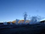 Chile - El Tatio, najwy�ej po�o�ne gejzery na �wiecie 4300mnpm.