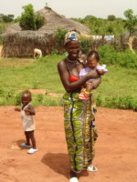 Gambia - Kobieta z dzieckiem
