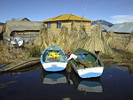 Peru - Jezioro Titicaca, p�ywaj�ce wyspy.