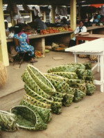 Samoa - Apia, targowisko.