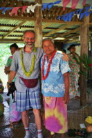 Samoa - Spotkanie z wodzem plemiennym.