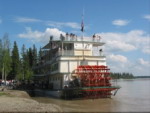 USA - Alaska, statek na Tananie.