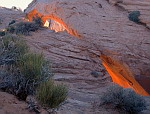 USA - Mesa Arch, early morning.